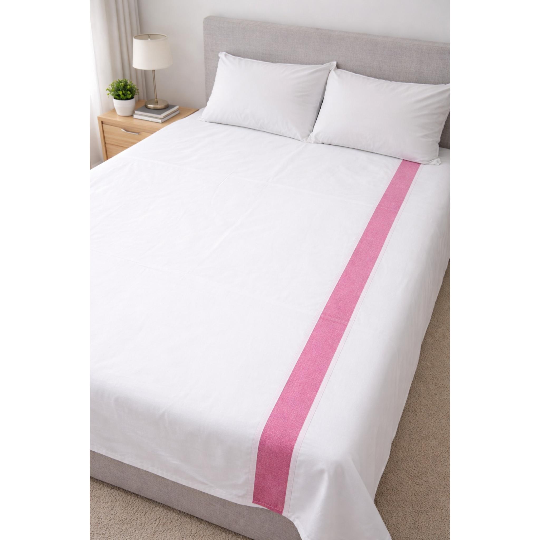 Cotton Single Bedsheet with Border
