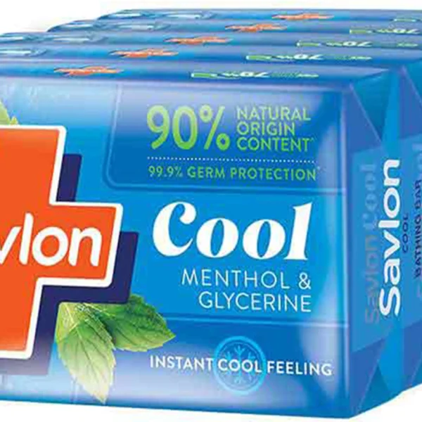 Savlon Menthol & Glycerin Cool Bathing Bar Soap