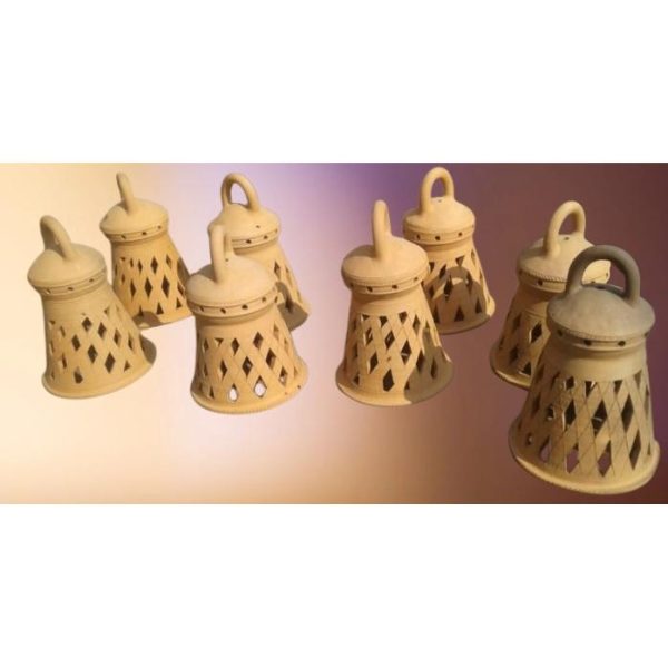 Terracotta Jali T-Light Lantern
