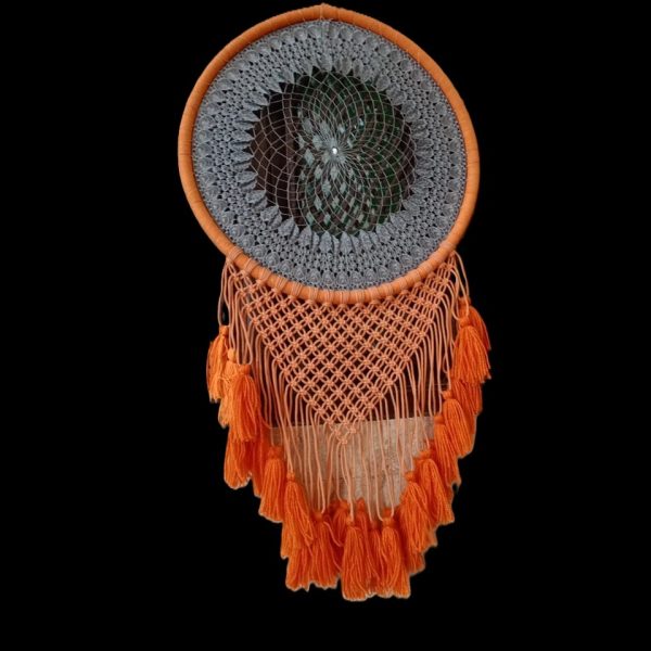 Dream Catcher Orange & Gray